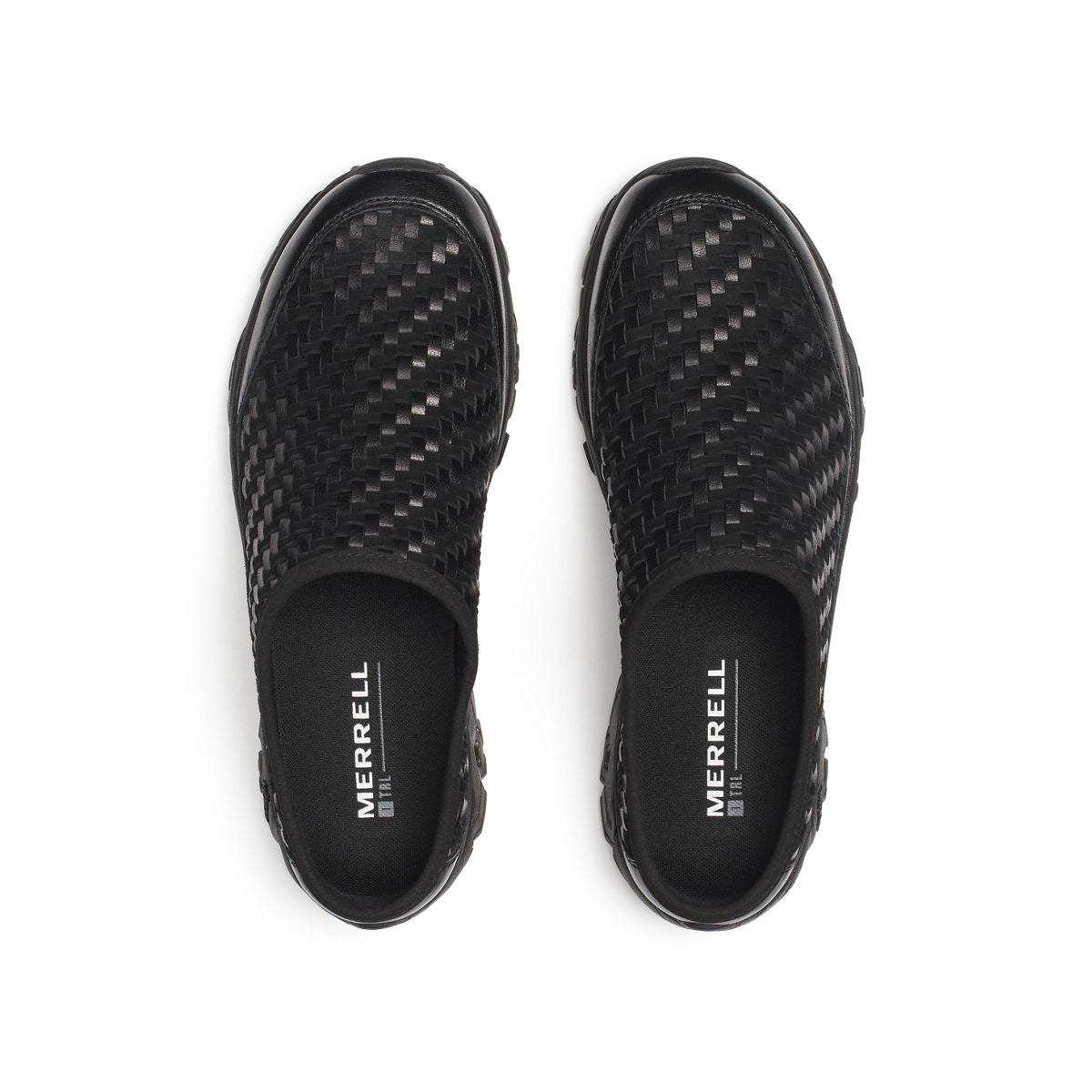 Merrell On Sale Unisex Moab 2 Slide Leather Woven 1TRL Casual Slip Ons