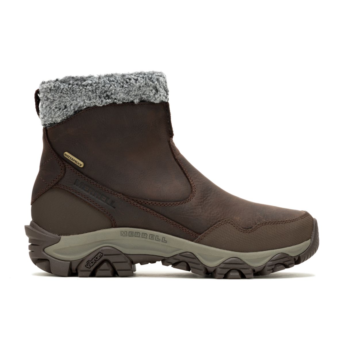 Merrell Discount Women's Coldpack 3 Thermo Mid Zip Waterproof Winter Hiking Boots