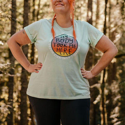 Merrell New Women Unlikely Hikers X Merrell Short Sleeve Tee